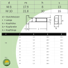Hammerkopfschraube M10x32 Edelstahl A2